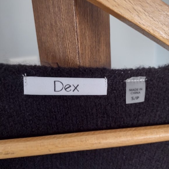 Dex Cardigan (Size small, black, grey) - Picture 2 of 3